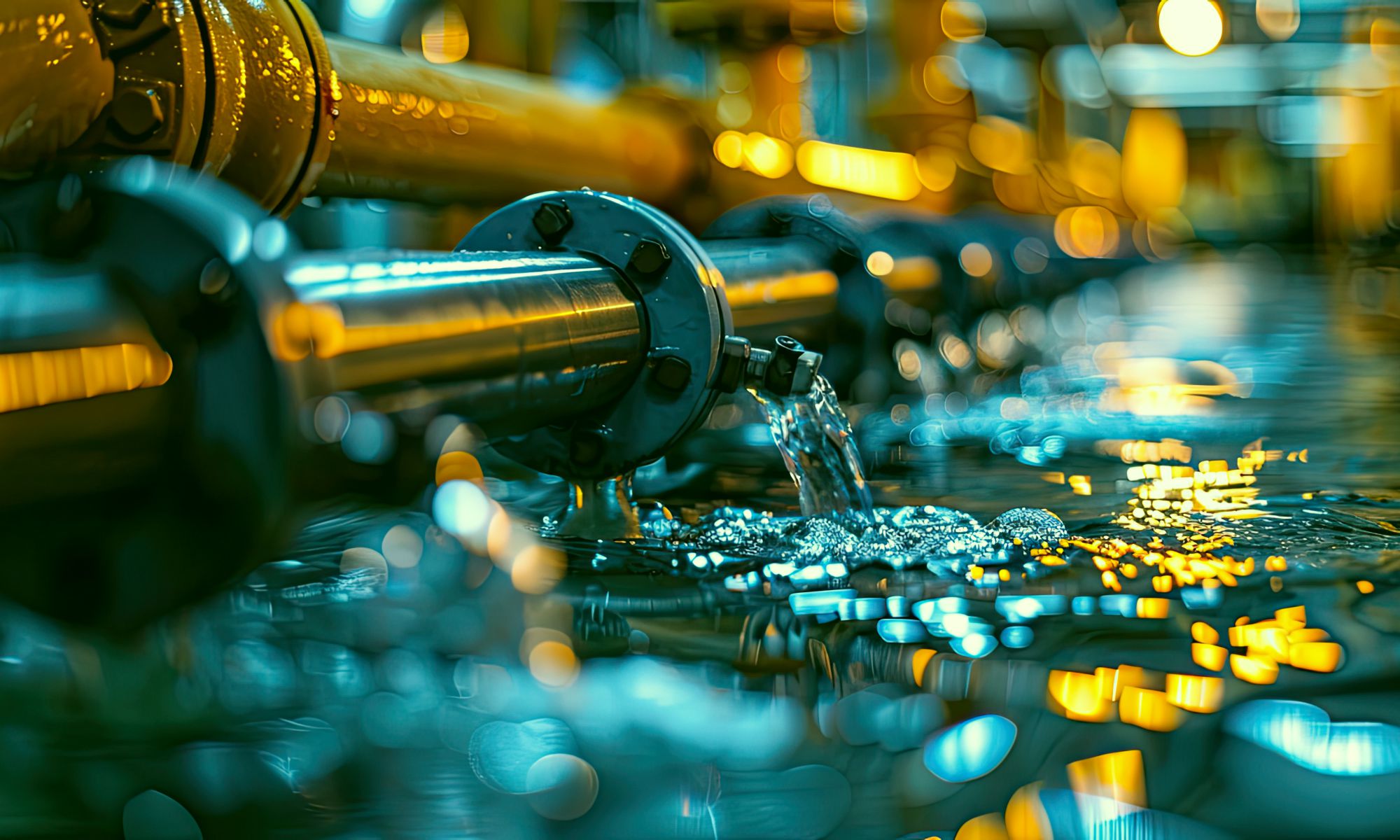 Custom piping made and implemented at coal power station.